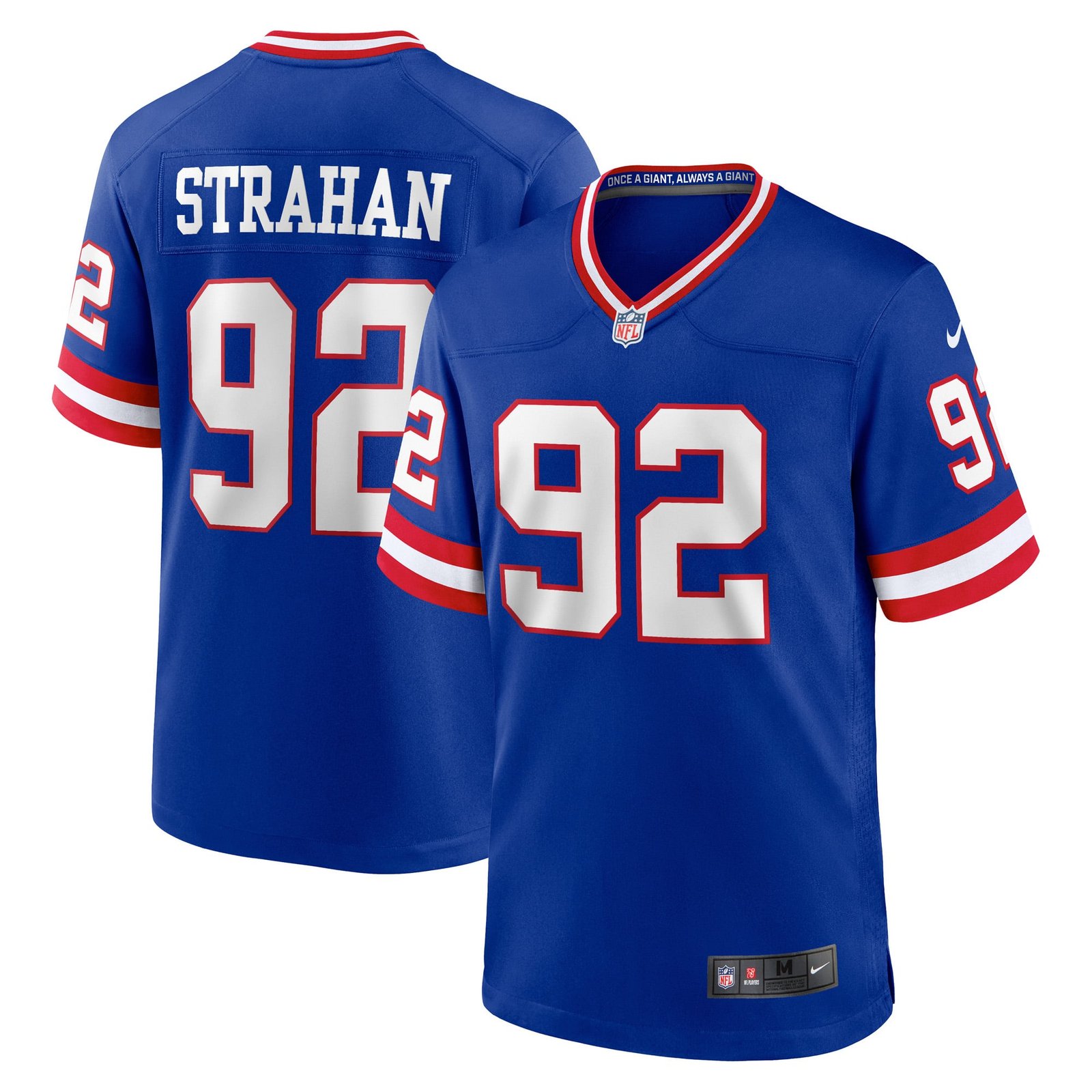 Men’s Nike Michael Strahan Royal New York Giants Retired Player Alternate Game Jersey