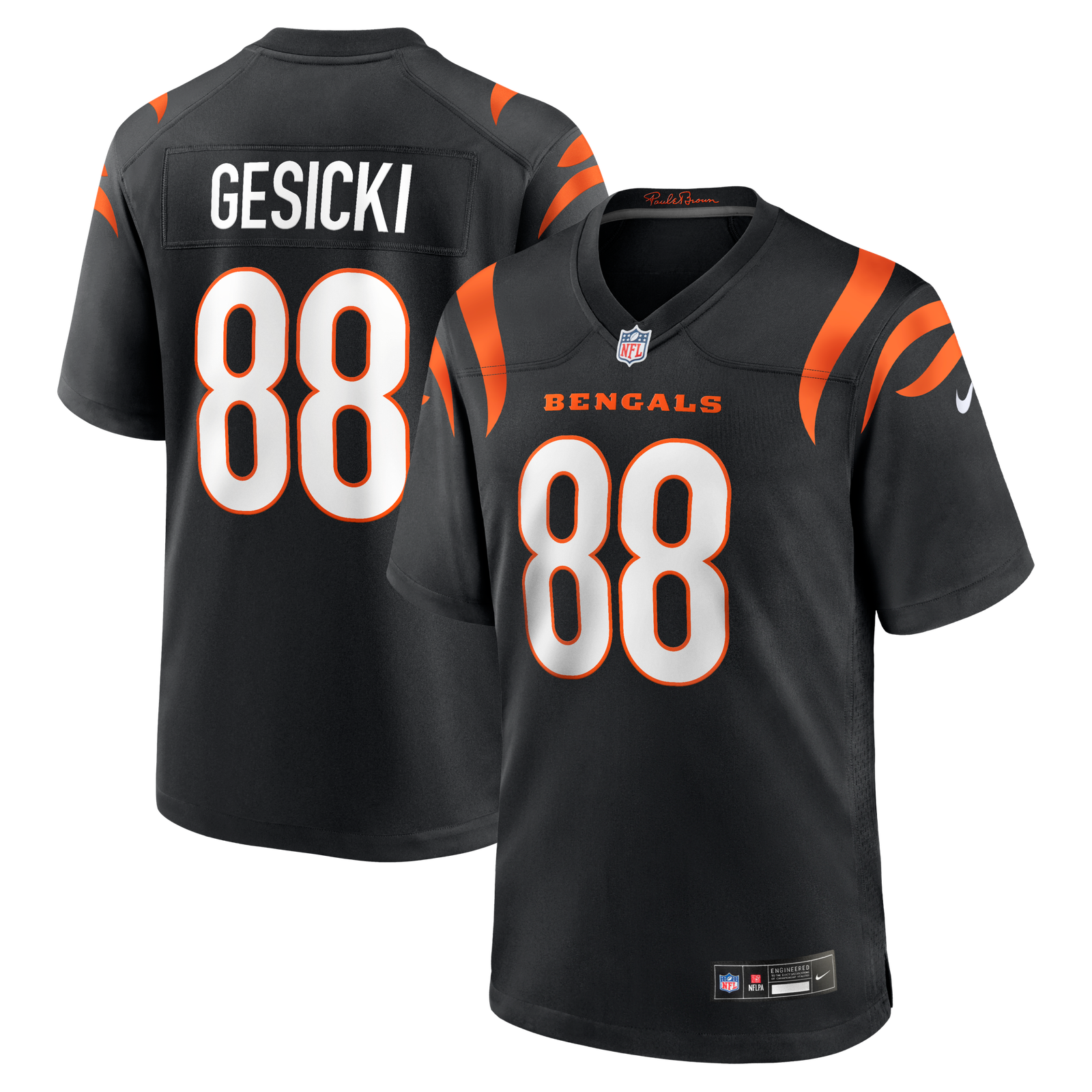 Men’s Nike Mike Gesicki Black Cincinnati Bengals Game Jersey