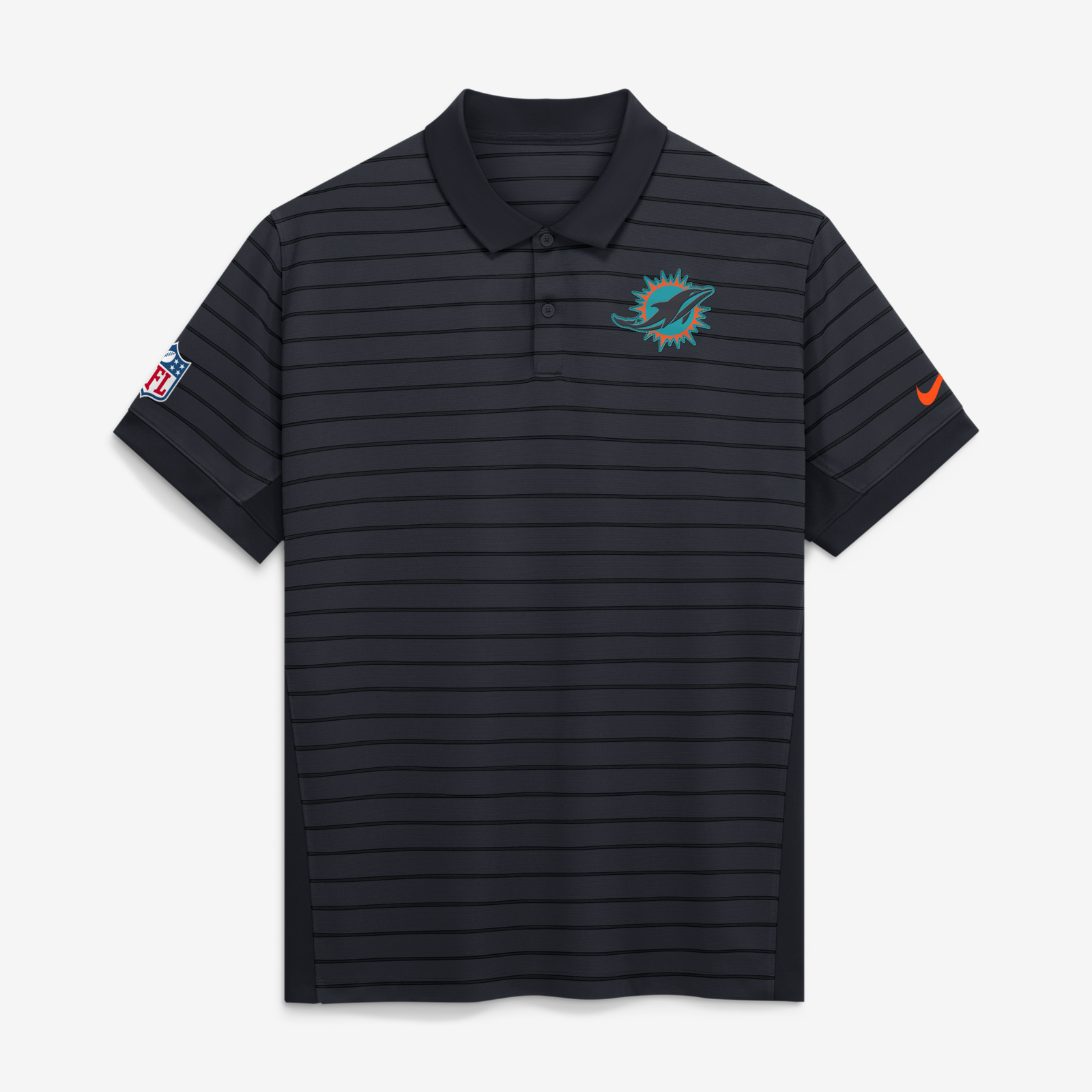 Men’s Nike Navy Miami Dolphins Rivalries Collection Sideline Victory Polo