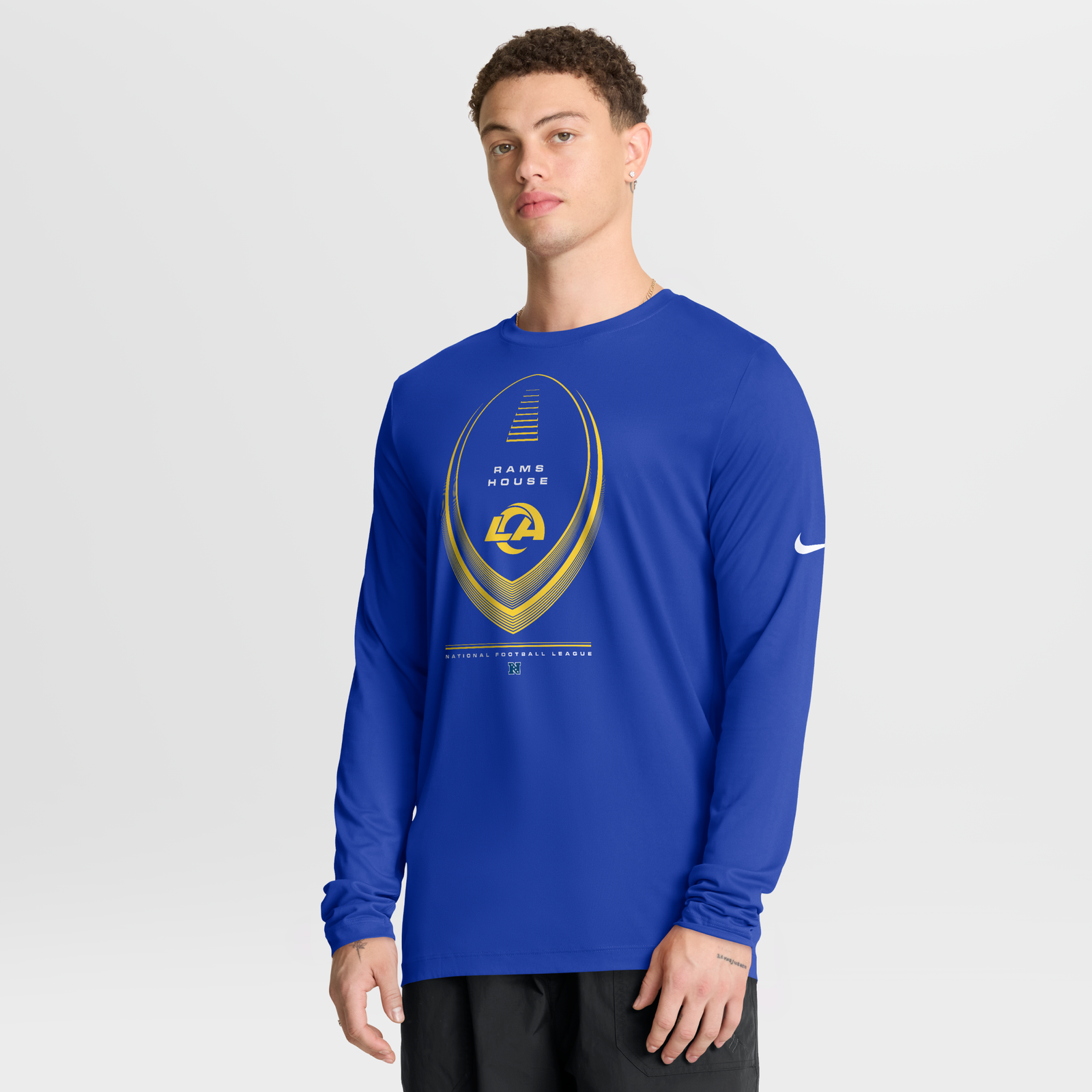 Men’s Nike Royal Los Angeles Rams Legend Icon Dri-FIT Long Sleeve T-Shirt