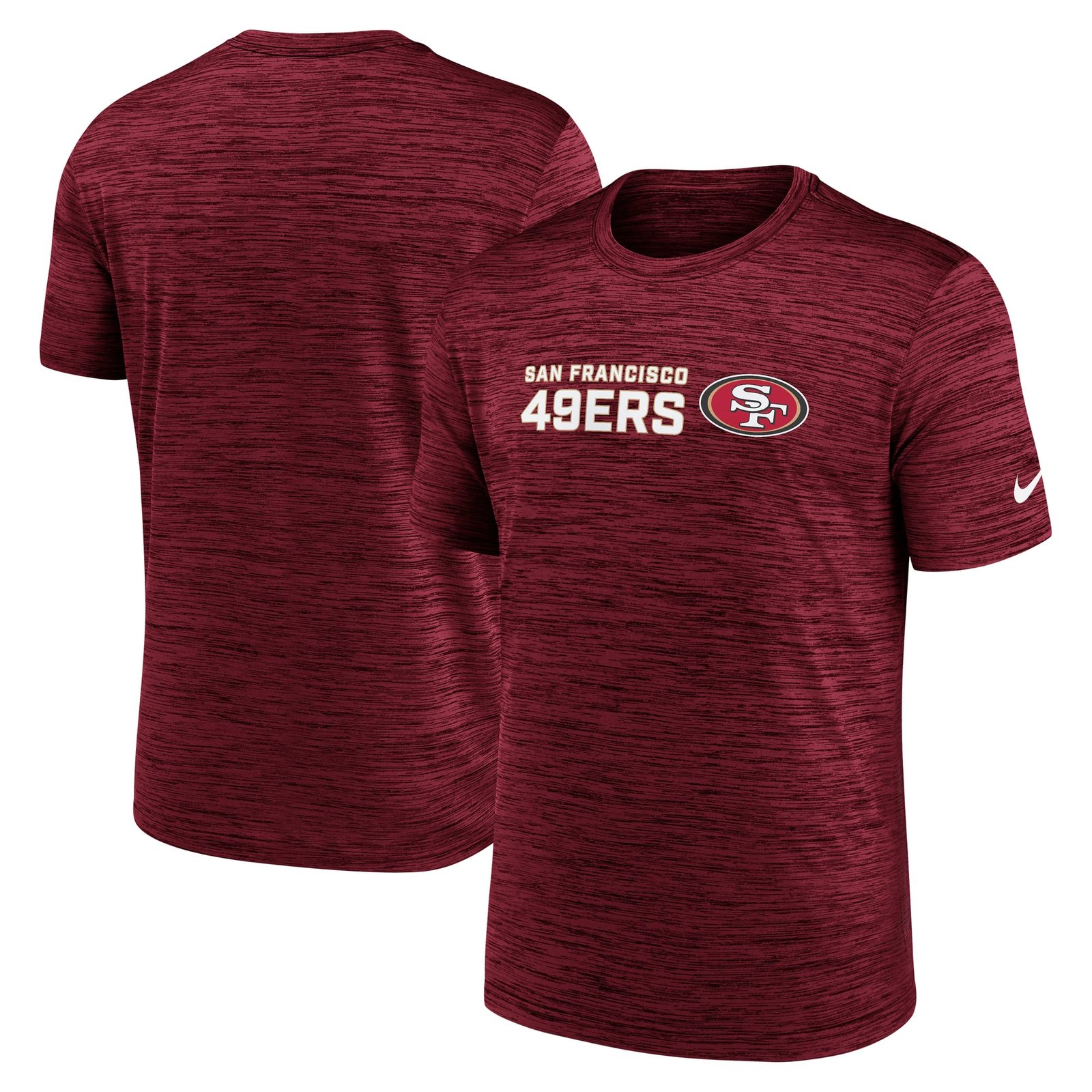 Men’s Nike Scarlet San Francisco 49ers Big & Tall Primetime Reverse Play Velocity Performance T-Shirt