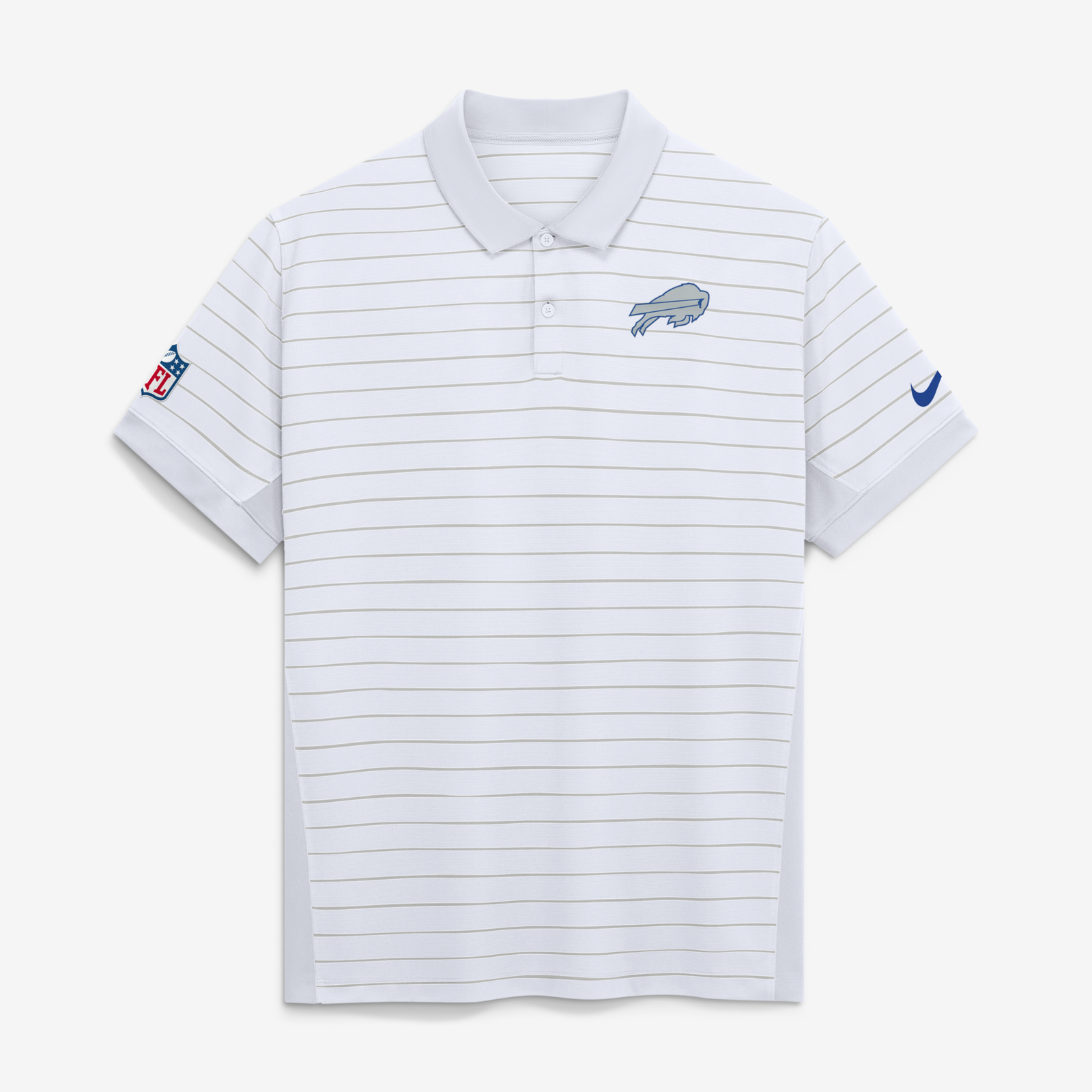 Men’s Nike White Buffalo Bills Rivalries Collection Sideline Victory Polo