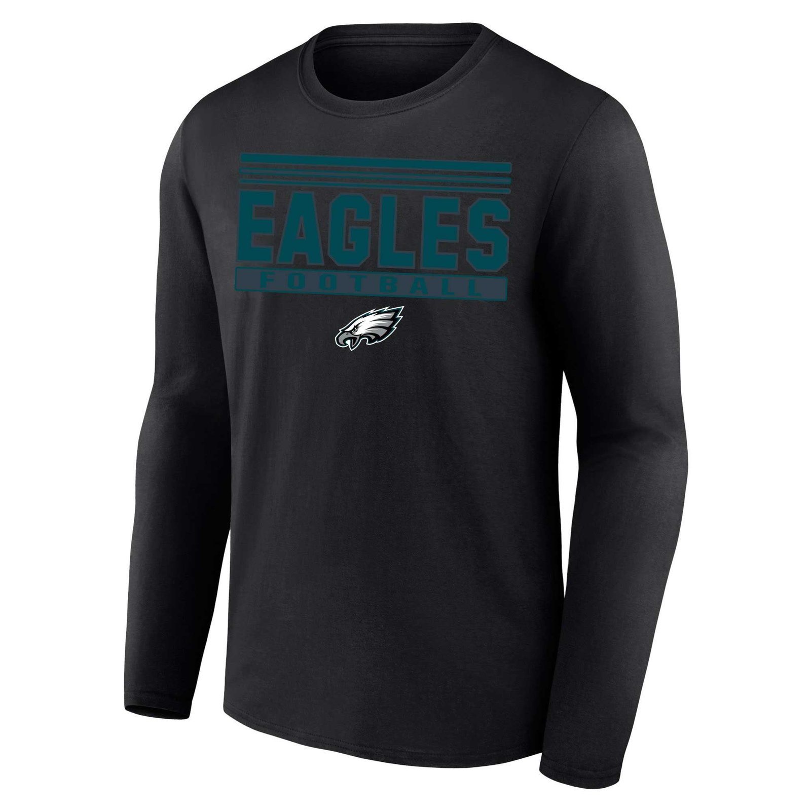 Men’s Profile Black Philadelphia Eagles Big & Tall Pop Long Sleeve T-Shirt