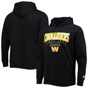 Men’s Starter Black Washington Commanders Premier Pullover Hoodie