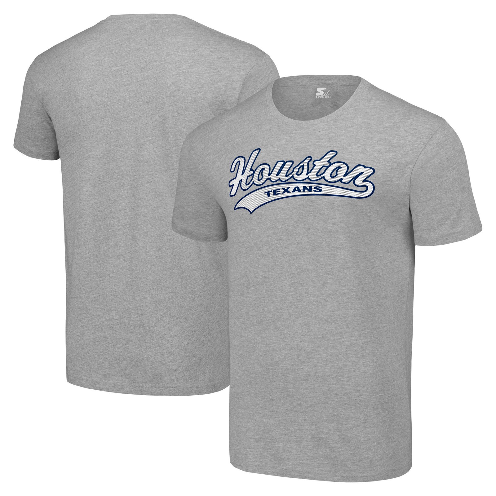 Men’s Starter Heather Gray Houston Texans City Tailsweep T-Shirt