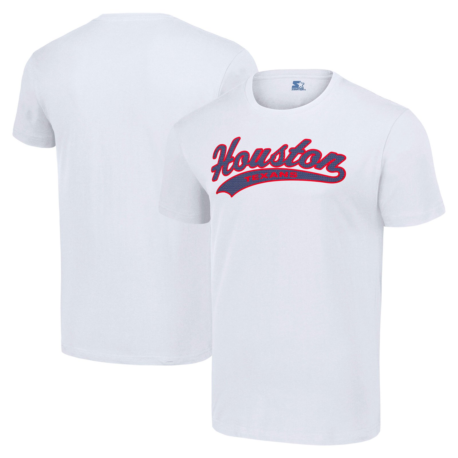 Men’s Starter White Houston Texans City Tailsweep T-Shirt