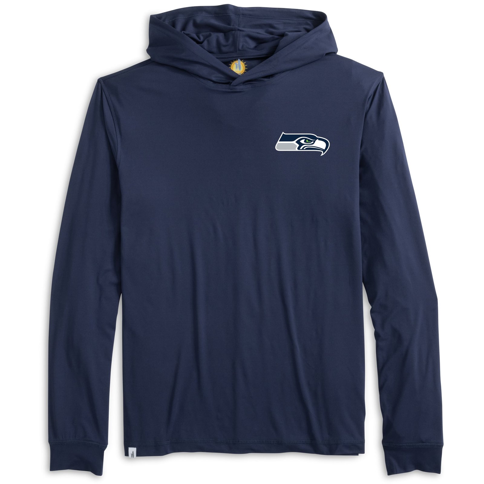Men’s johnnie-O College Navy Seattle Seahawks Talon Long Sleeve Hooded T-Shirt