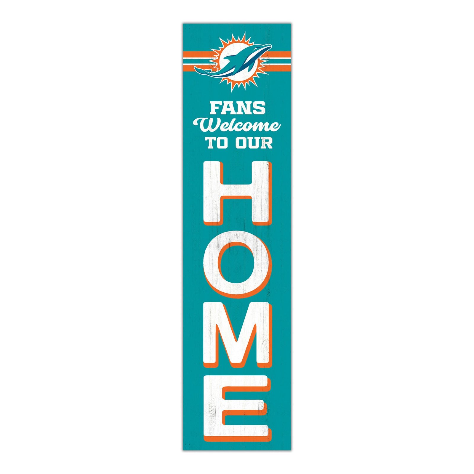 Miami Dolphins 48″ Welcome to Our Home Leaner