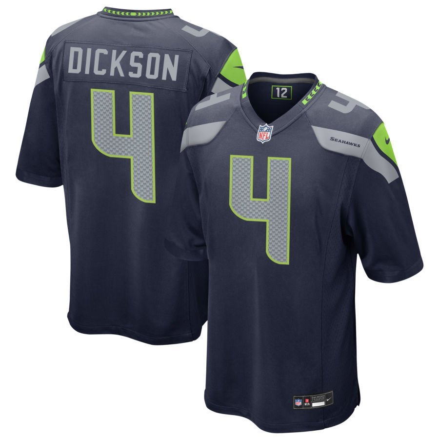 Michael Dickson Men’s Nike College Navy Seattle Seahawks Custom Game Jersey