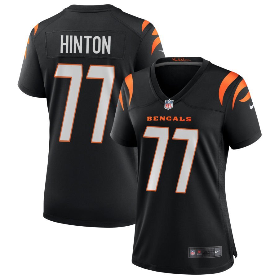 Myles Hinton Women’s Nike Black Cincinnati Bengals Game Custom Jersey