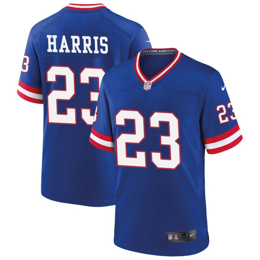 Najee Harris Men’s Nike Royal New York Giants Classic Custom Game Jersey