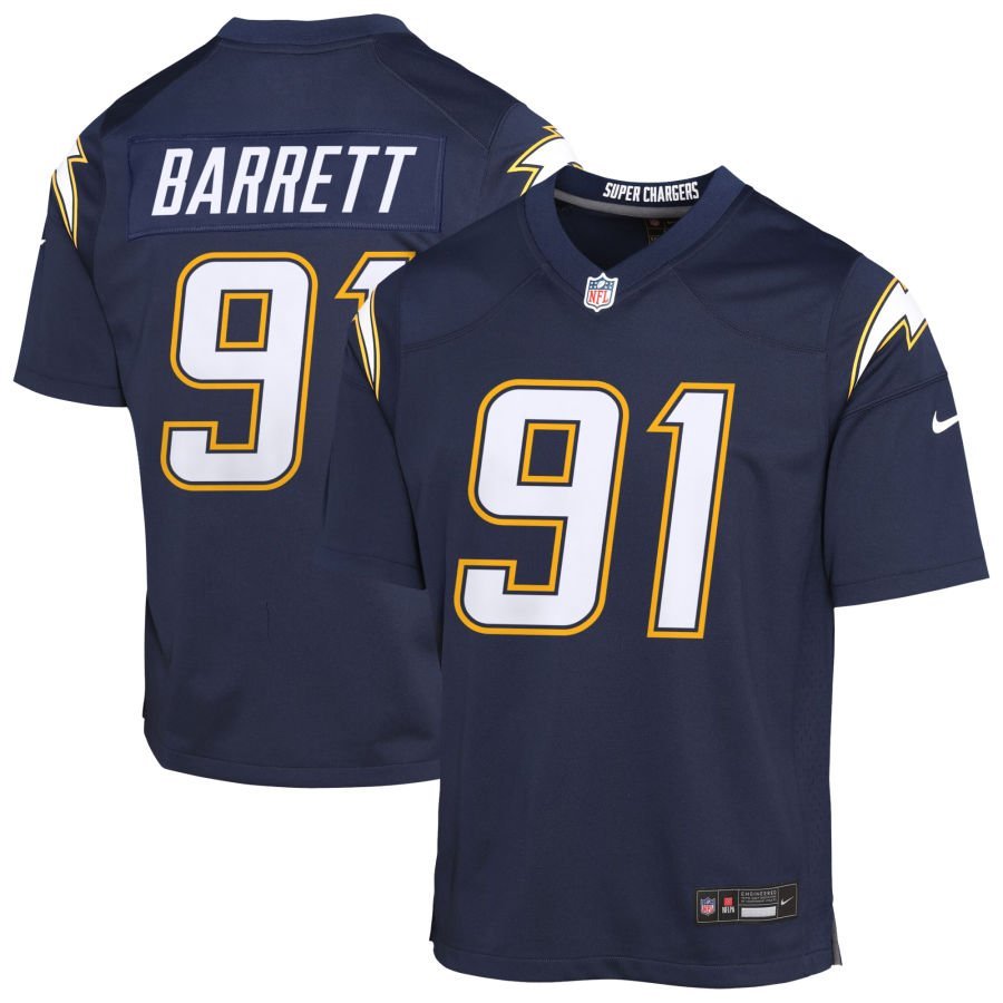 Nick Barrett Youth Nike Navy Los Angeles Chargers Alternate Super Chargers Game Custom Jersey