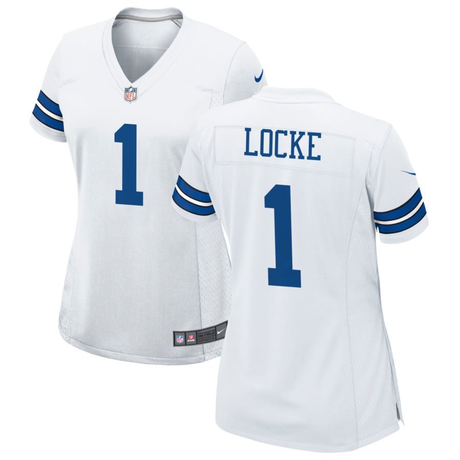 P.J. Locke Women’s Nike White Dallas Cowboys Custom Game Jersey P.J. Locke Women’s Nike White Dallas Cowboys Custom Game Jersey