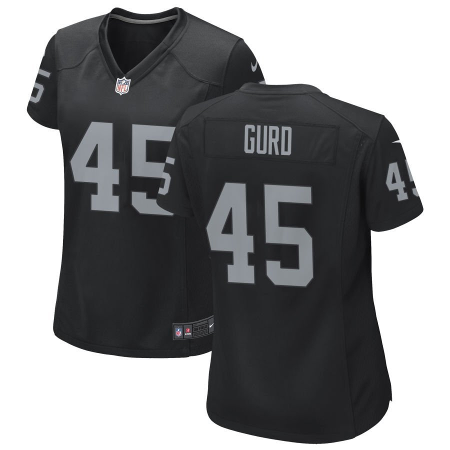 Patrick Gurd Women’s Nike Black Las Vegas Raiders Custom Game Jersey