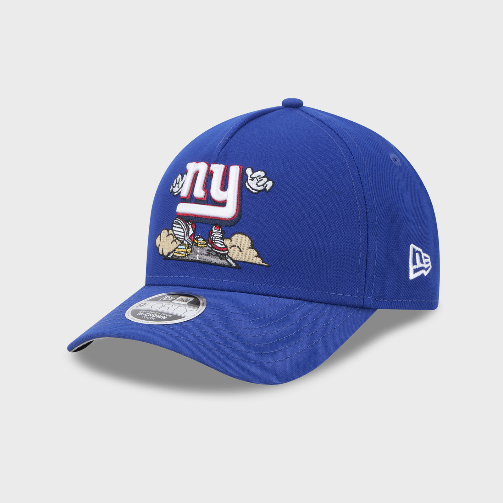 Preschool New Era Royal New York Giants Cartoon 9FORTY A-Frame M-Crown Adjustable Hat
