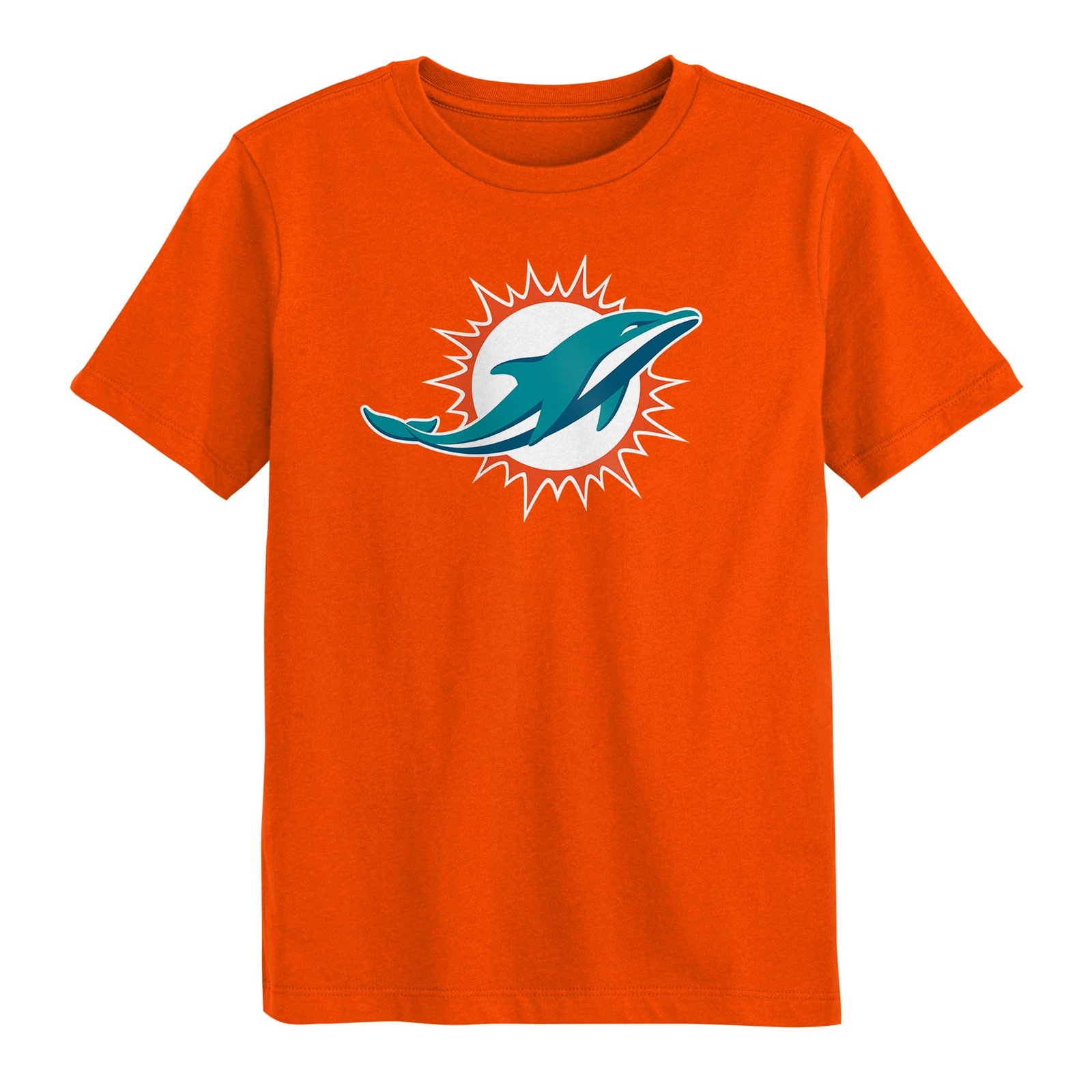 Preschool Outerstuff Orange Miami Dolphins Primary Logo T-Shirt