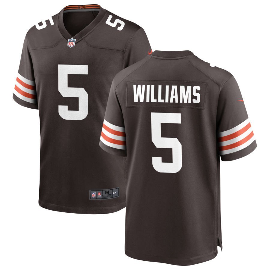 Quincy Williams Men’s Nike Cleveland Browns Brown Custom Game Jersey