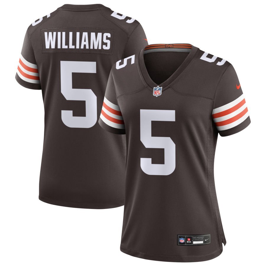 Quincy Williams Women’s Nike Cleveland Browns Brown Custom Game Jersey