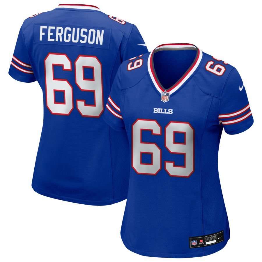 Reid Ferguson Women’s Nike Royal Buffalo Bills Custom Game Jersey