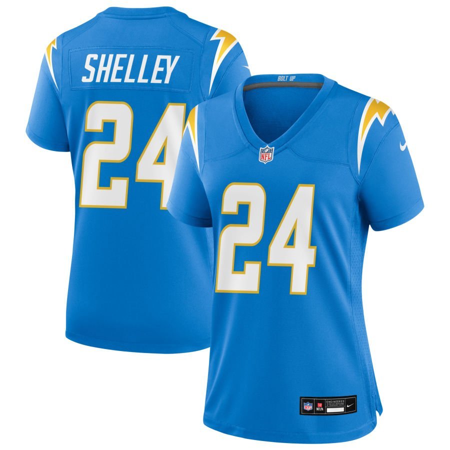 Rodney Shelley Women’s Nike Powder Blue Los Angeles Chargers Custom Game Jersey