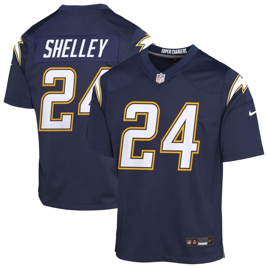 Rodney Shelley Youth Nike Navy Los Angeles Chargers Alternate Super Chargers Game Custom Jersey