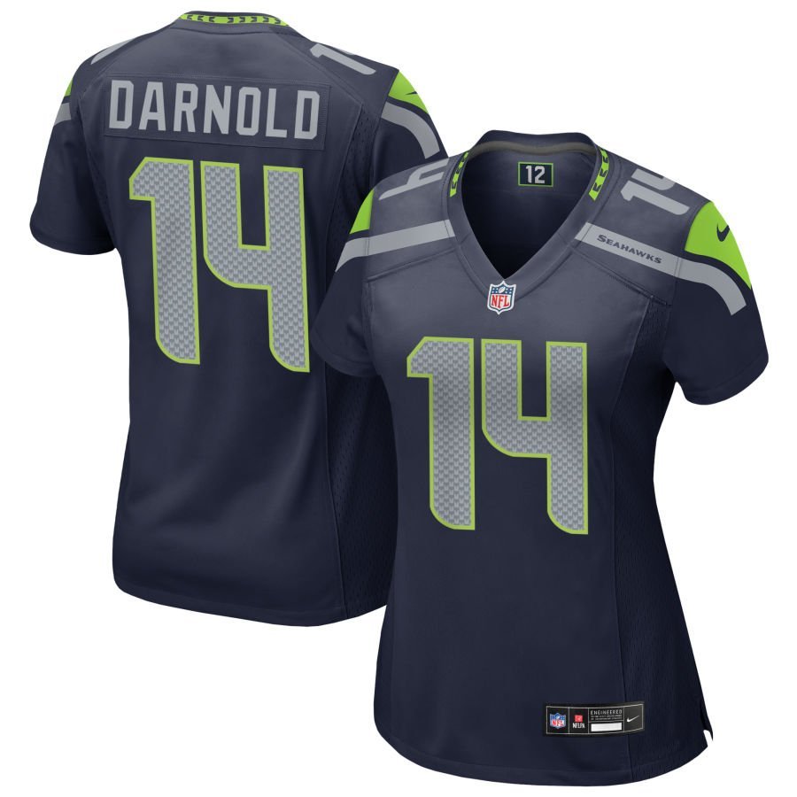 Sam Darnold Women’s Nike College Navy Seattle Seahawks Custom Game Jersey
