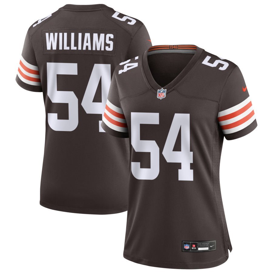 Sam Williams Women’s Nike Cleveland Browns Brown Custom Game Jersey Sam Williams Women’s Nike Cleveland Browns Brown Custom Game Jersey