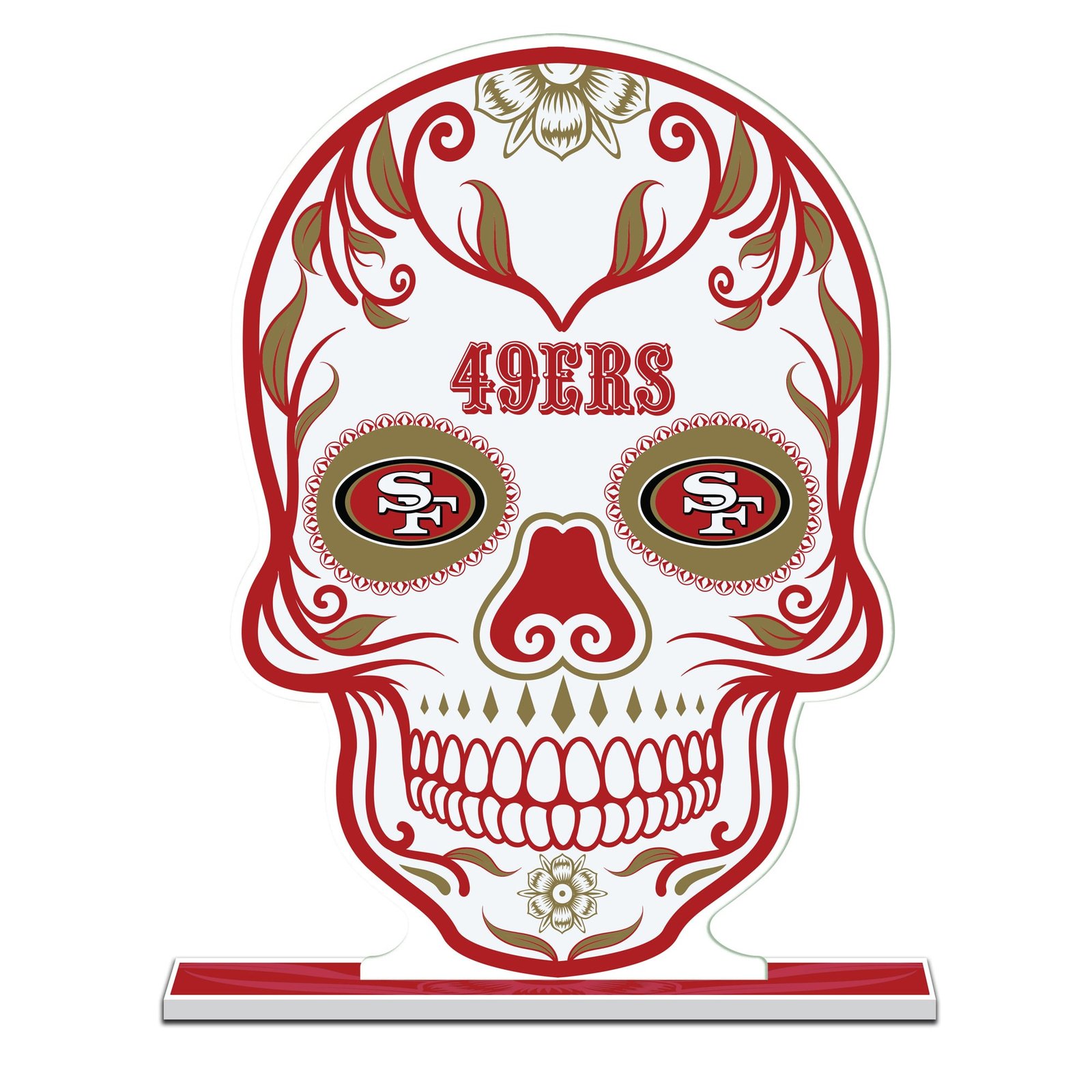 San Francisco 49ers 10″ Sugar Skull Standee