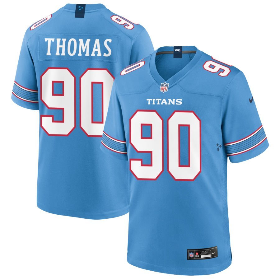 Solomon Thomas Youth Nike Blue Tennessee Titans Game Custom Jersey