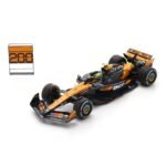 Spark Models McLaren F1 Team 2025 Lando Norris Hungarian Grand Prix Winner #4 1:43 Scale Die-Cast Car