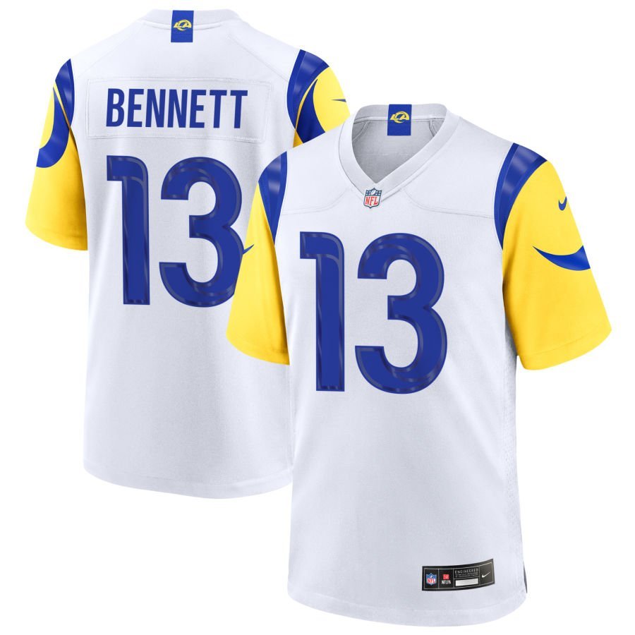 Stetson Bennett Youth Nike White Los Angeles Rams Custom Game Jersey