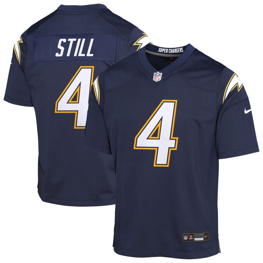 Tarheeb Still Youth Nike Navy Los Angeles Chargers Alternate Super Chargers Game Custom Jersey