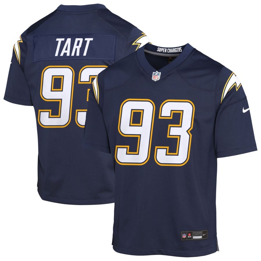 Teair Tart Youth Nike Navy Los Angeles Chargers Alternate Super Chargers Game Custom Jersey