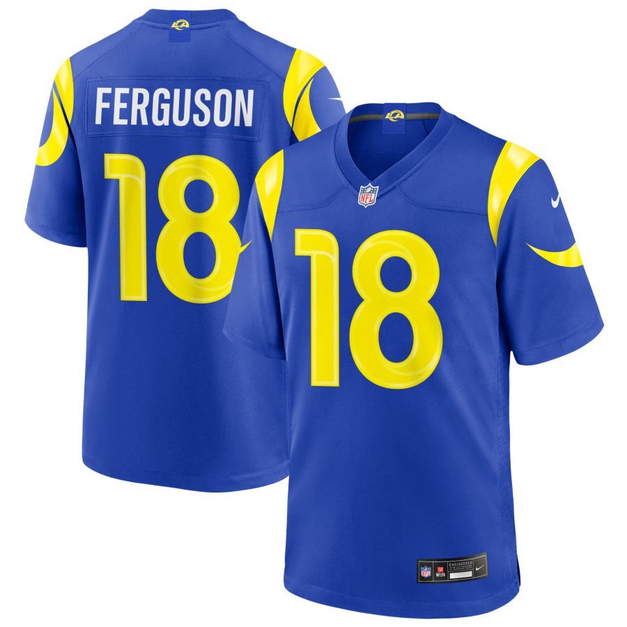 Terrance Ferguson Youth Nike Royal Los Angeles Rams Custom Game Jersey