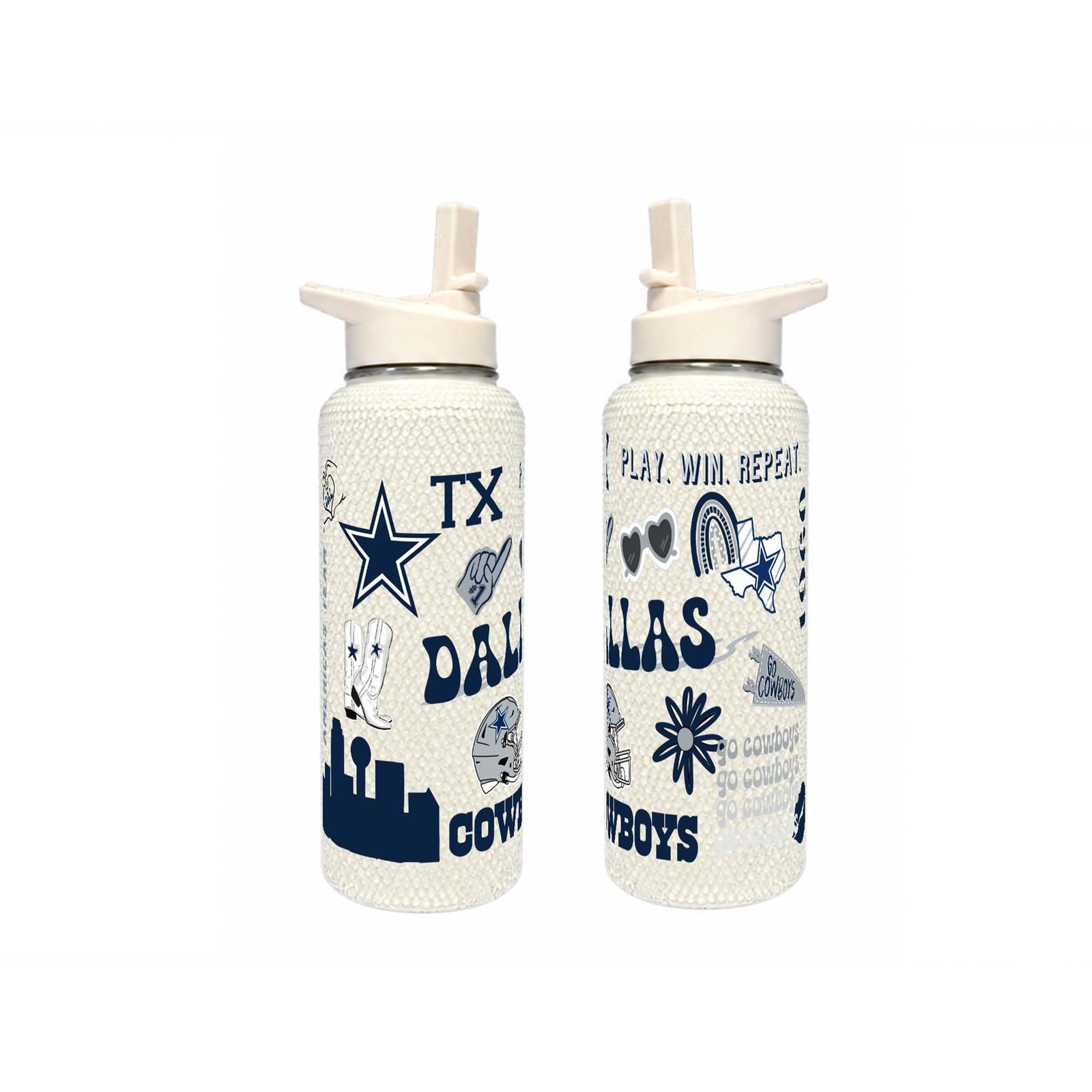 The Memory Company Dallas Cowboys 34oz. Bling Quencher Bottle