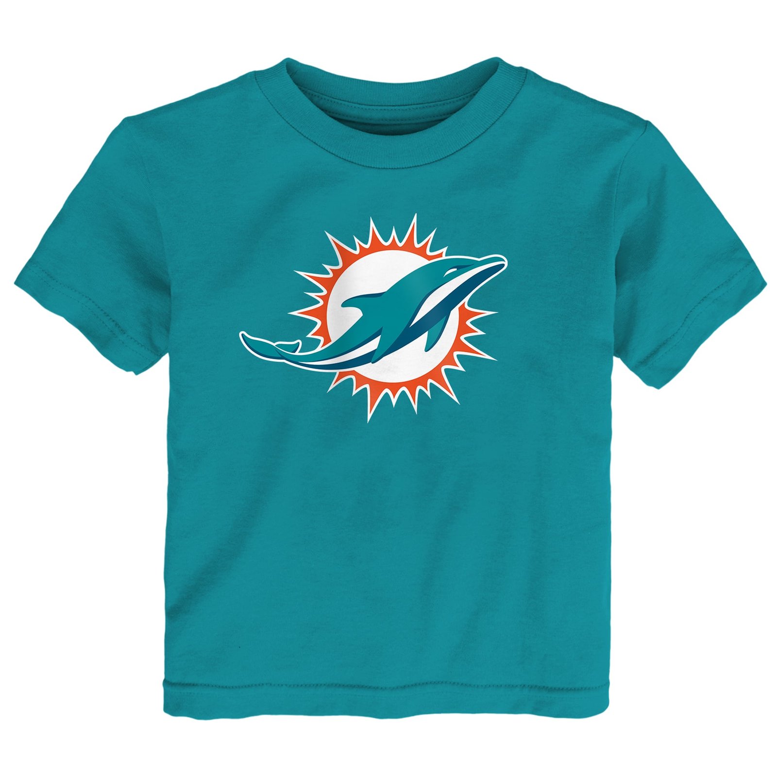 Toddler Outerstuff Aqua Miami Dolphins Primary Logo T-Shirt
