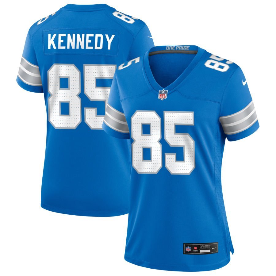 Tom Kennedy Women’s Nike Blue Detroit Lions Custom Game Jersey