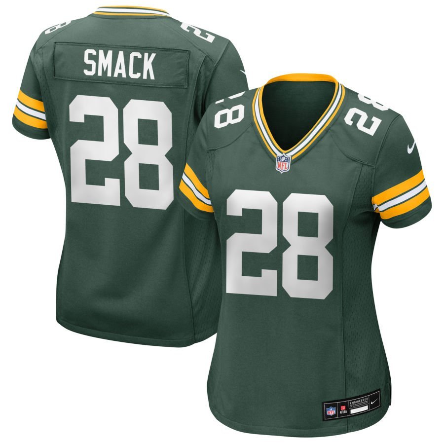 Trey Smack Women’s Nike Green Green Bay Packers Custom Game Jersey