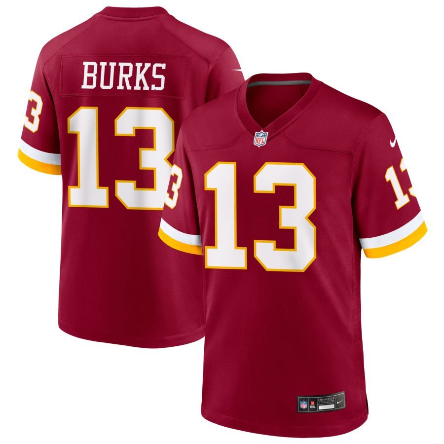 Treylon Burks Youth Nike Burgundy Washington Commanders Custom Game Jersey