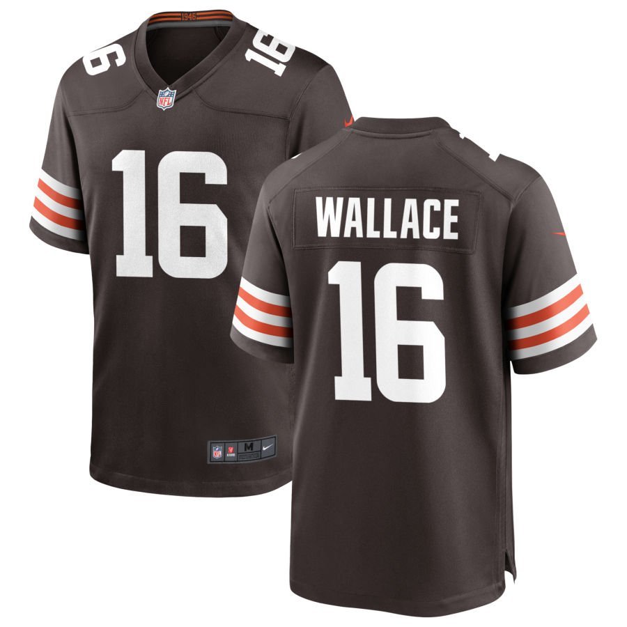 Tylan Wallace Men’s Nike Cleveland Browns Brown Custom Game Jersey