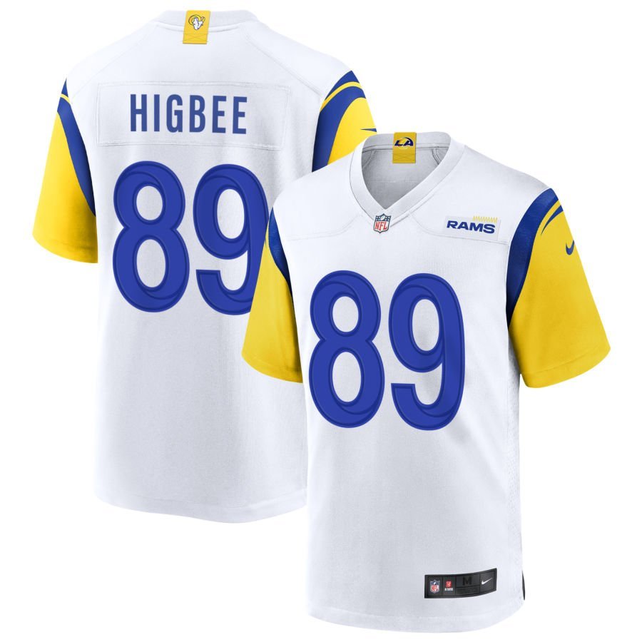 Tyler Higbee Men’s Nike White Los Angeles Rams Alternate Custom Jersey