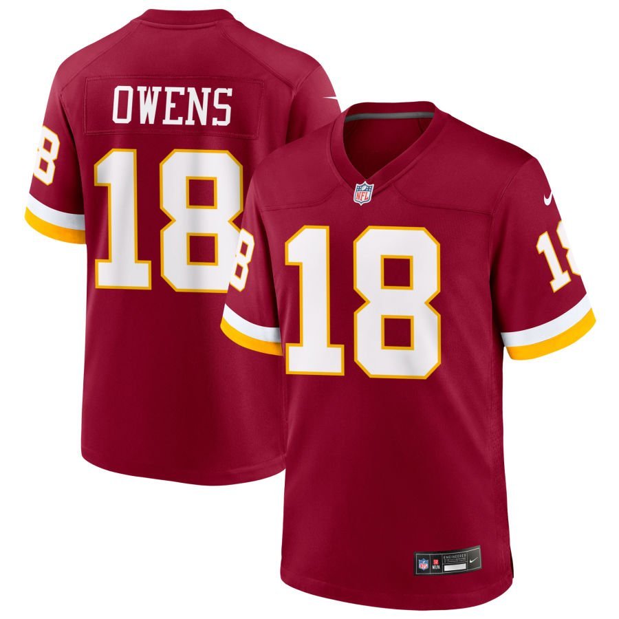 Tyler Owens Youth Nike Burgundy Washington Commanders Custom Game Jersey