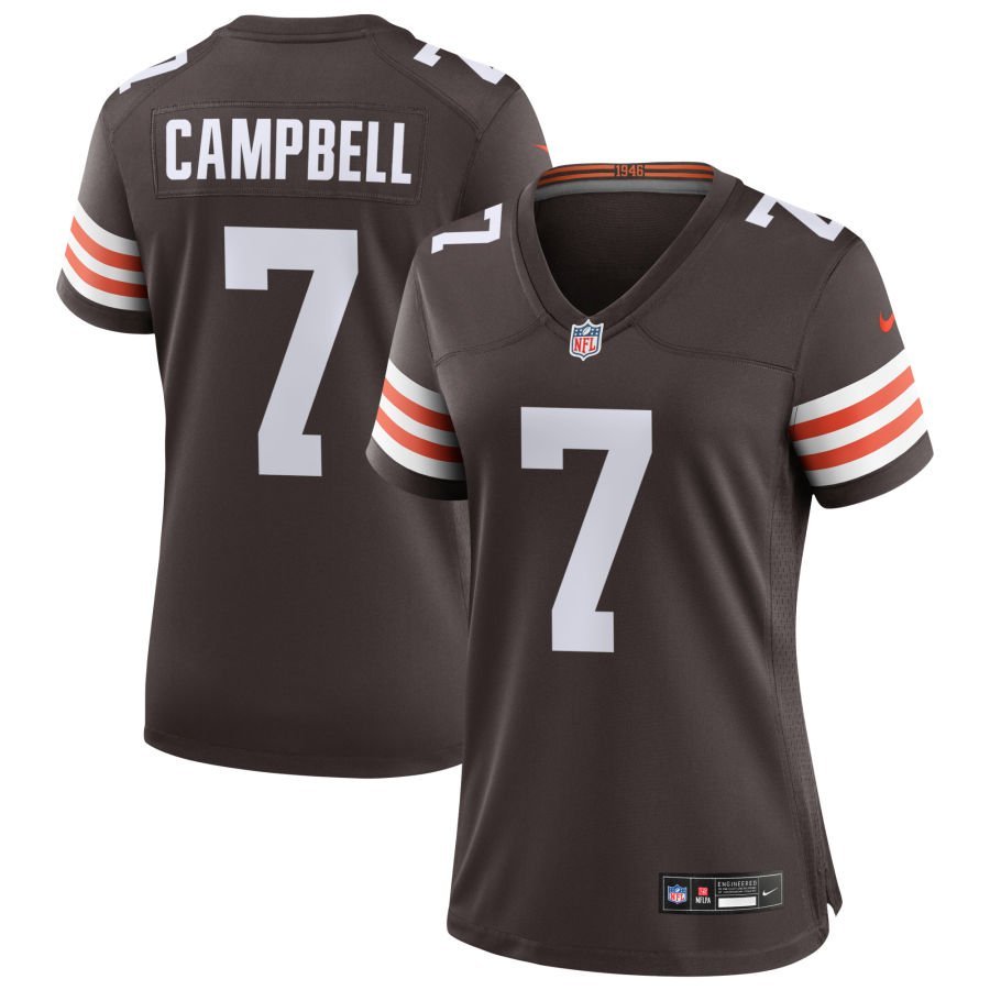 Tyson Campbell Women’s Nike Cleveland Browns Brown Custom Game Jersey