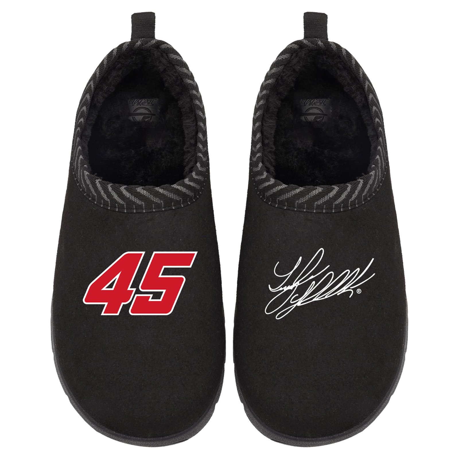 Unisex ISlide Black Tyler Reddick Number & Signature Mission Slippers