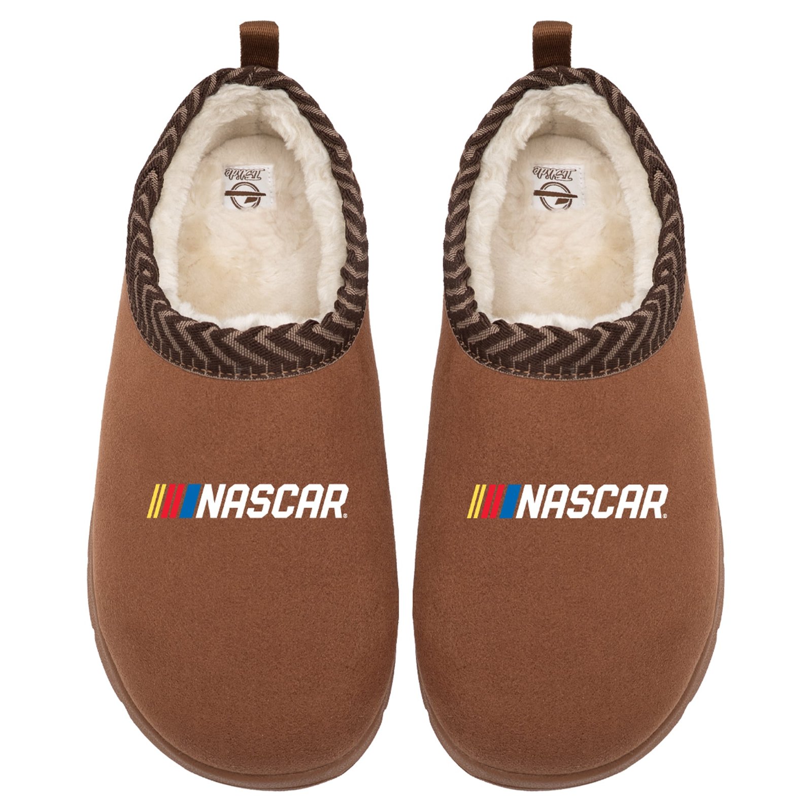 Unisex ISlide Brown NASCAR Mission Slippers