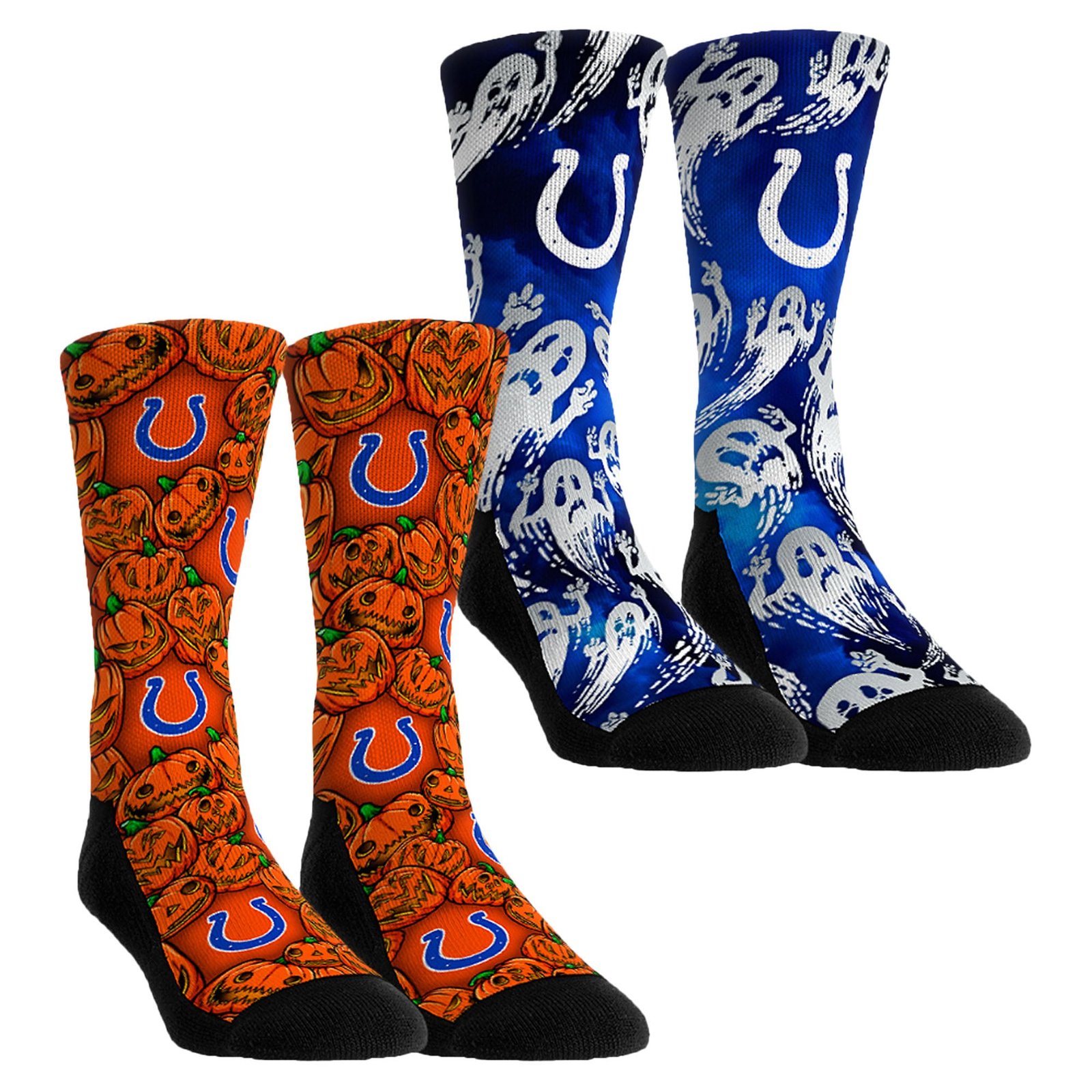 Unisex Rock Em Socks Indianapolis Colts Halloween Crew Socks 2-Pack Set