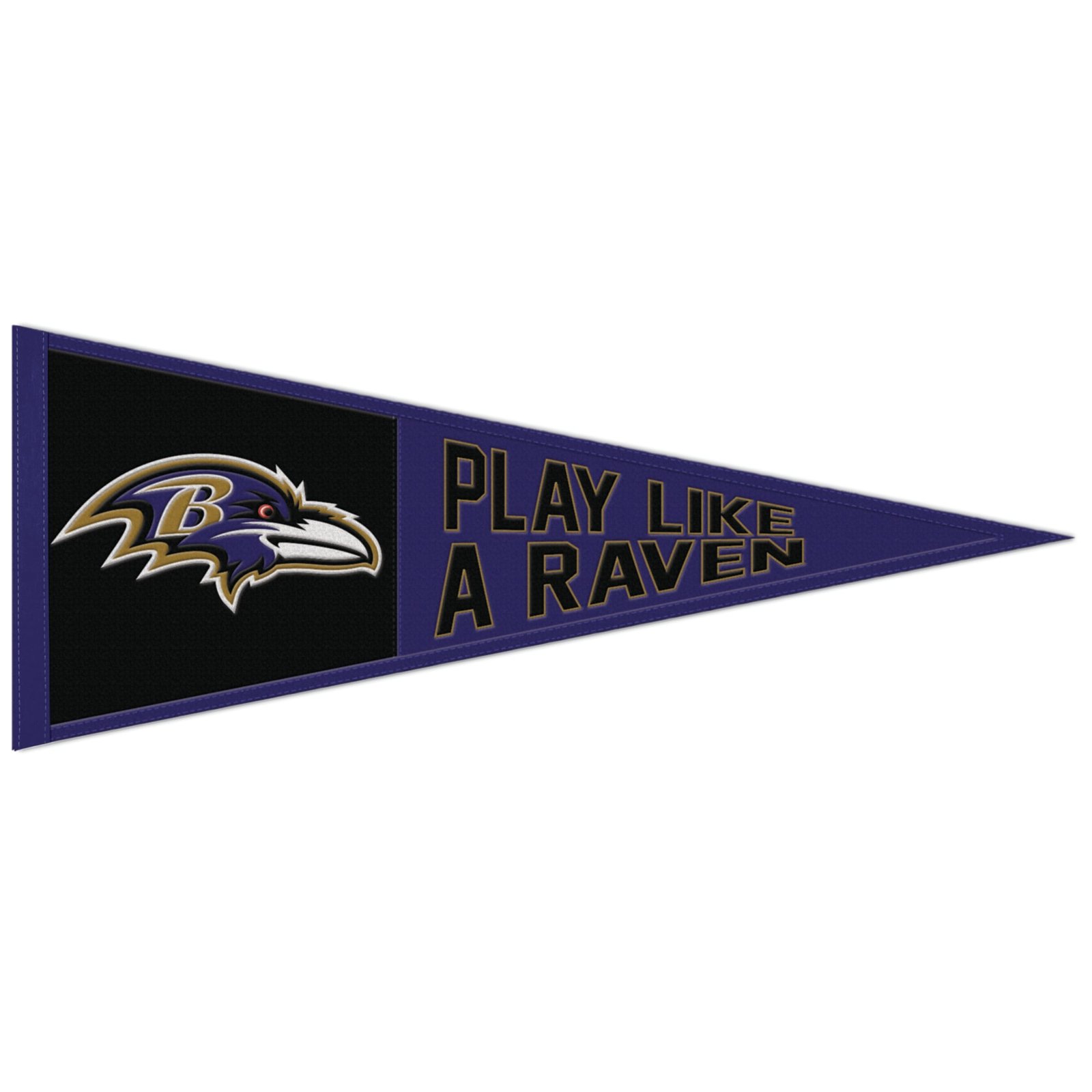 WinCraft Baltimore Ravens 13″ x 32″ Slogan Pennant