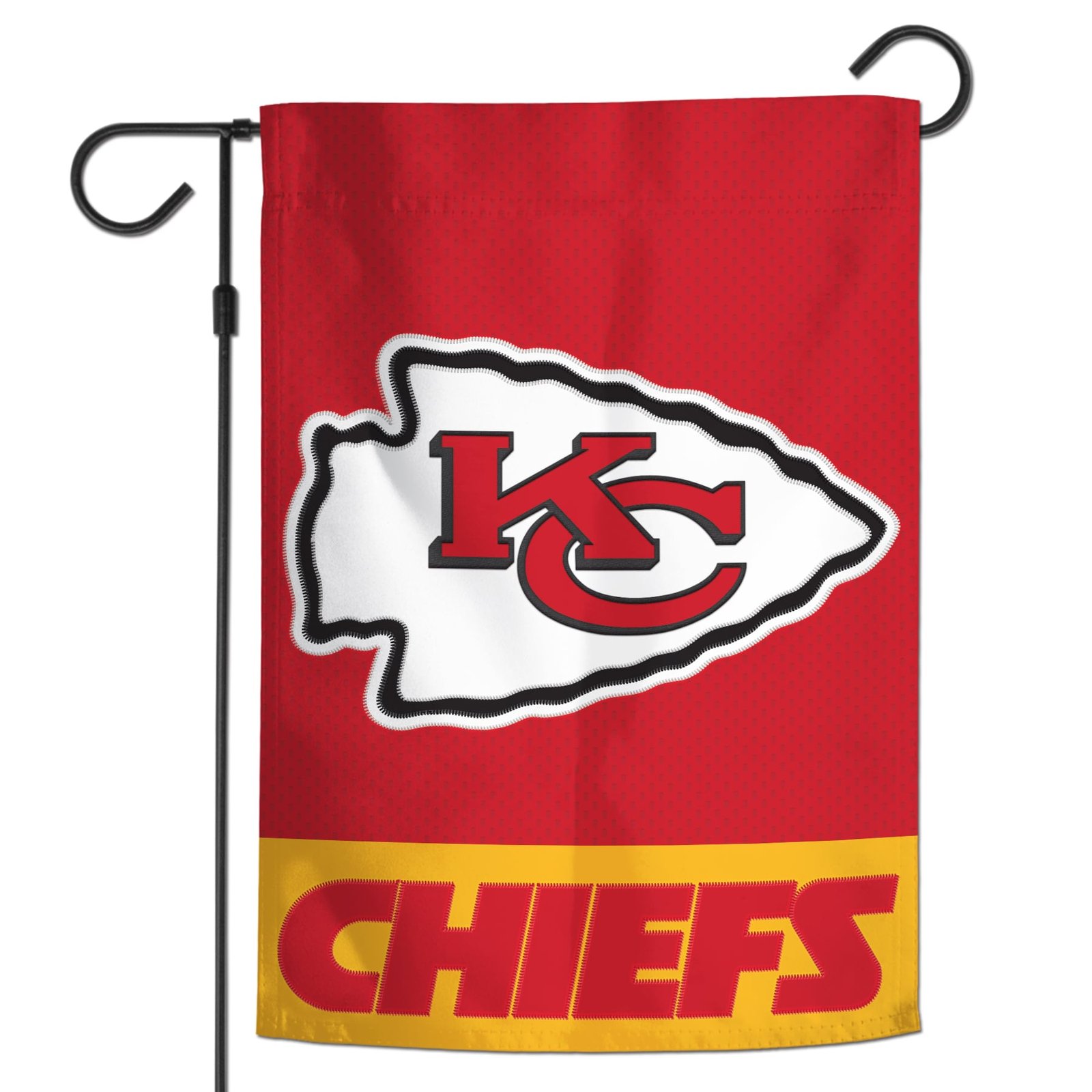 WinCraft Kansas City Chiefs 12″ x 18″ Applique Garden Flag
