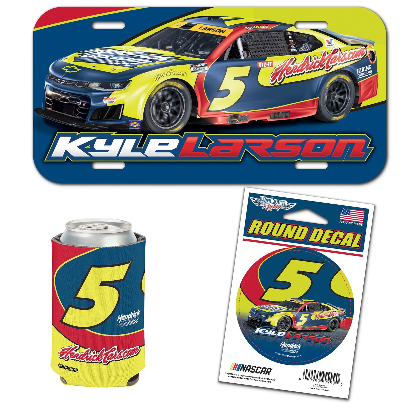 WinCraft Kyle Larson Hendrick’s Tribute Three-Piece Fan Pack