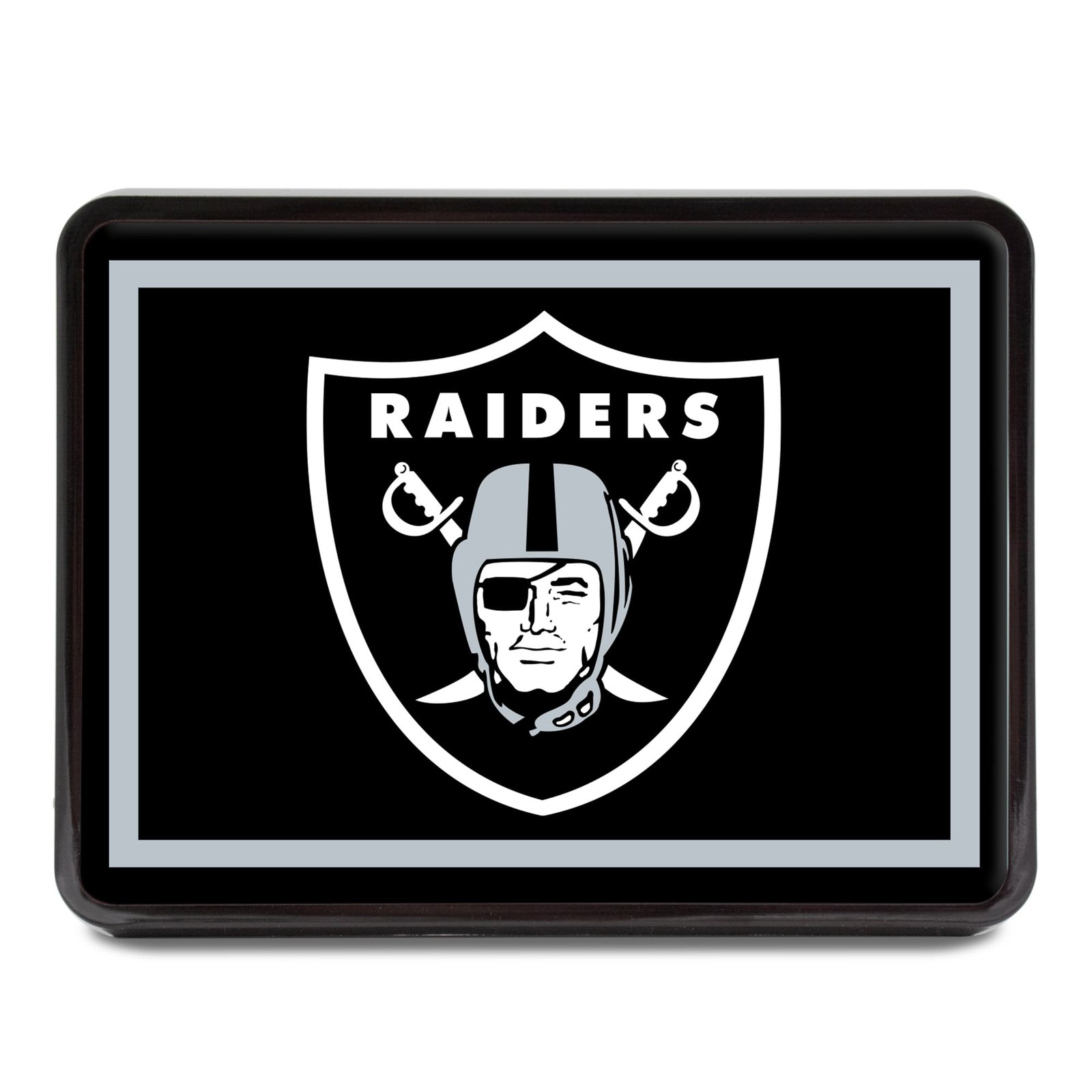WinCraft Las Vegas Raiders Universal Rectangle Hitch Cover